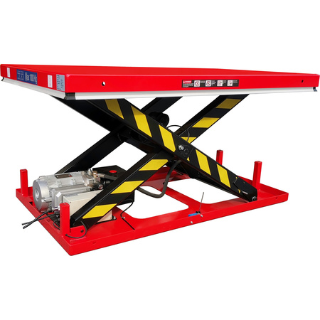 PAKE HANDLING TOOLS Electric Hydraulic Scissor Lift Table, 2,200 lb. Capacity, 51''x32.25'' Platform, 39'' Lifting Hght PAKHW1001